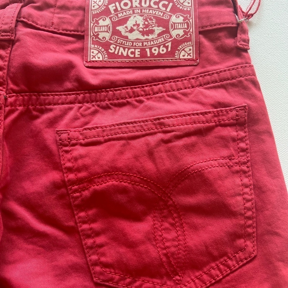 NWT Fiorucci Pink Skinny Jeans 25/39 26" Inseam🇮🇹🇮🇹 (D4) - Picture 12 of 13